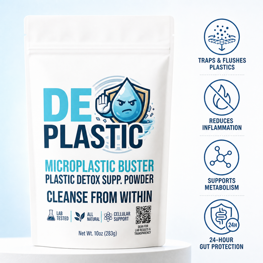 DEPLASTIC® Daily Microplastic Defense - Help Your Body Flush Microplastics & Fight Daily Inflammation From The Inside Out